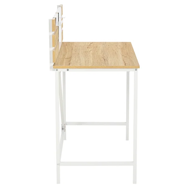 Γραφείο (90x52x99) Spitishop Muse Natural/White