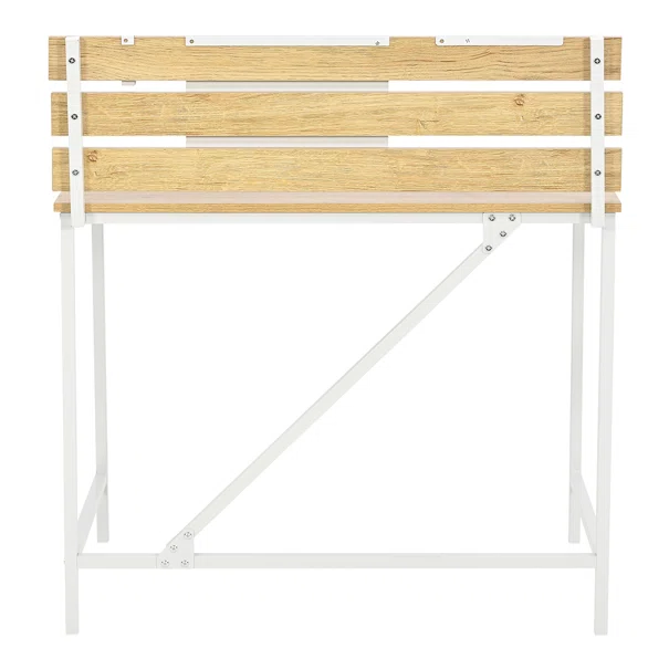 Γραφείο (90x52x99) Spitishop Muse Natural/White