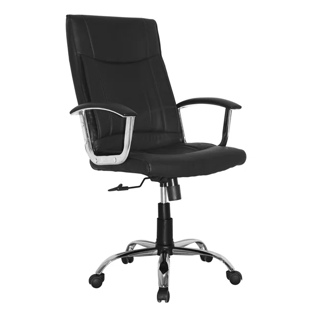 Καρέκλα Γραφείου (63x62.5x120) Spitishop Manager Black