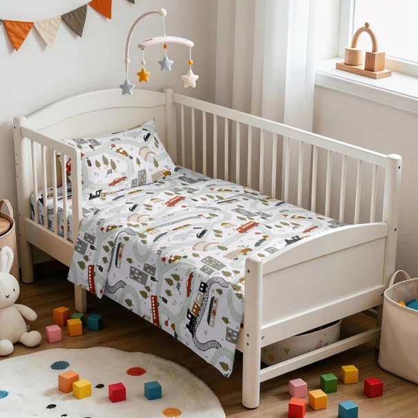 Σεντόνια Κούνιας (Σετ) Melinen Prime Line Baby Cars