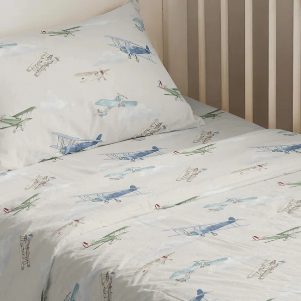 Σεντόνια Κούνιας (Σετ) Melinen Prime Line Baby Aircraft