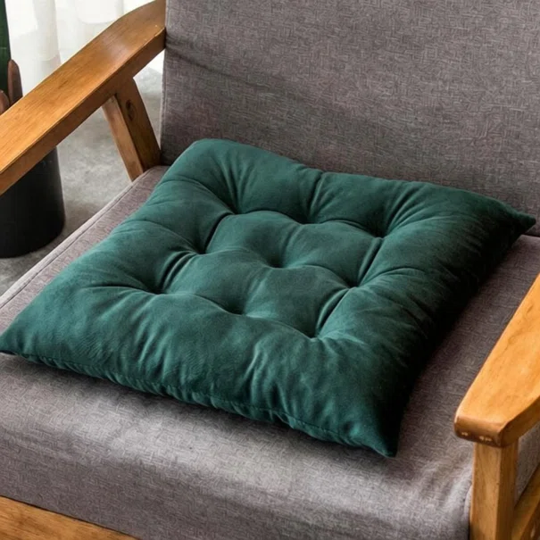 Βελουτέ Μαξιλάρι Καρέκλας (40x40) Melinen Velvet Emerald