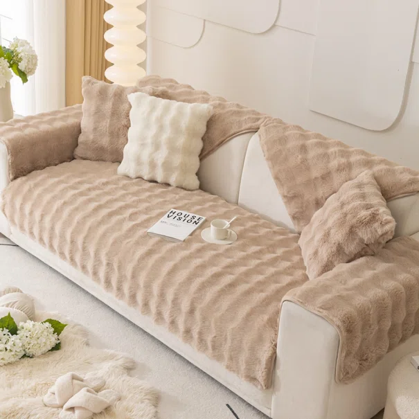Γούνινο Ανώστρωμα Καναπέ (70x150) Melinen Biscuit Beige