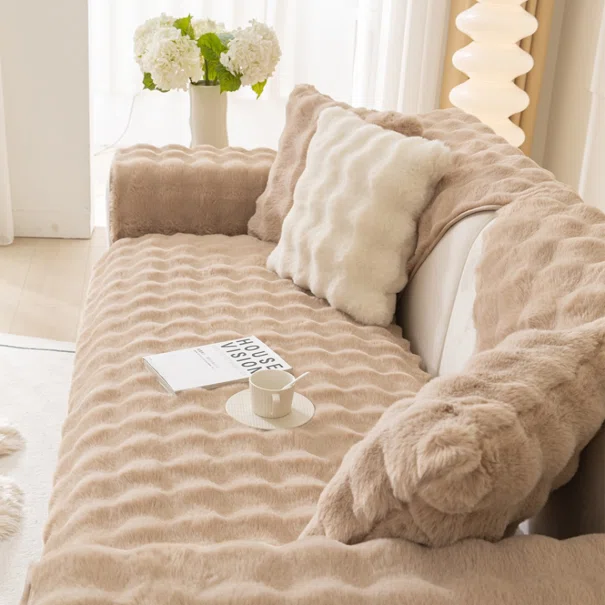 Γούνινο Ανώστρωμα Καναπέ (70x150) Melinen Biscuit Beige