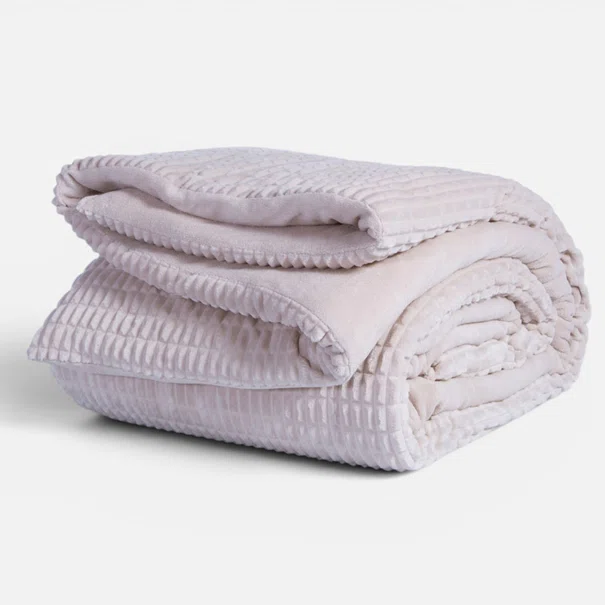 Κουβερτοπάπλωμα Υπέρδιπλο (240x220) Nef-Nef Homeware Elaisa Cream