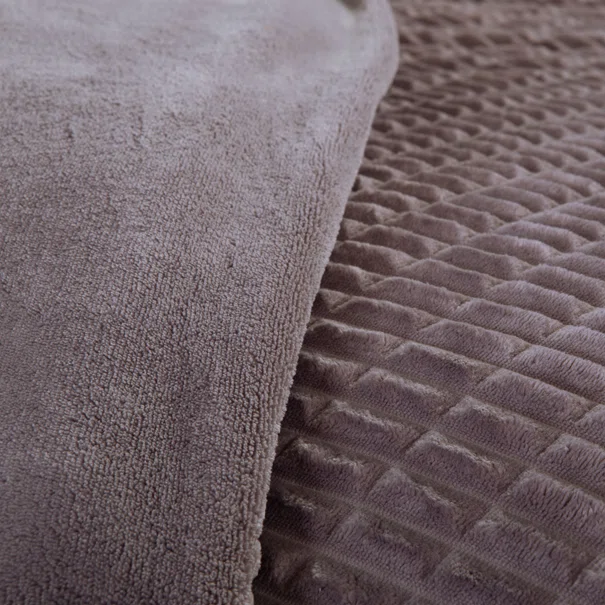 Κουβερτοπάπλωμα Υπέρδιπλο (240x220) Nef-Nef Homeware Elaisa D.Grey