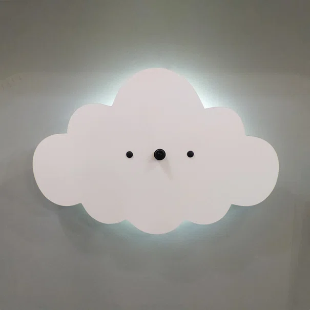 Παιδική Απλίκα Τοίχου LED Heronia Cloud 36-0046