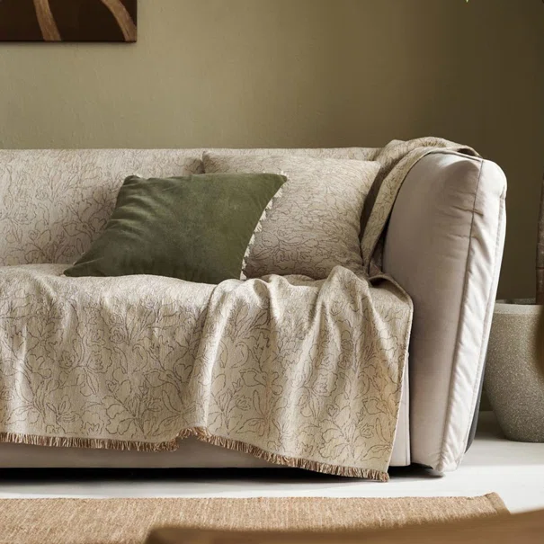 Ριχτάρι Καναπέ Διθέσιου (180x250) Gofis Home Aradia Beige 430/05