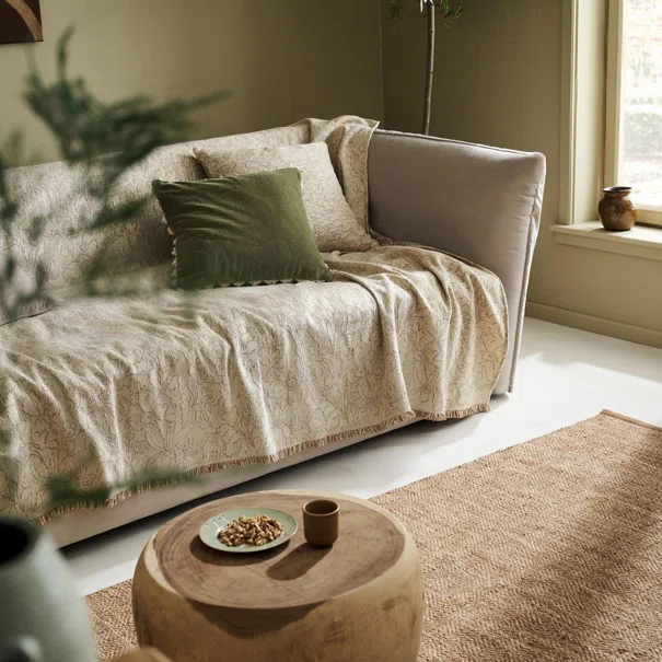 Ριχτάρι Καναπέ Διθέσιου (180x250) Gofis Home Aradia Beige 430/05