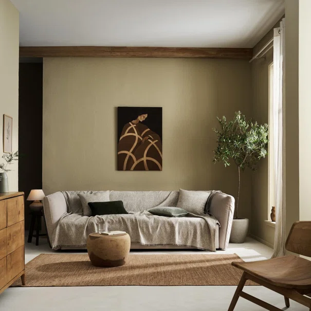 Ριχτάρι Καναπέ Διθέσιου (180x250) Gofis Home Aradia Olive Beige 430/06