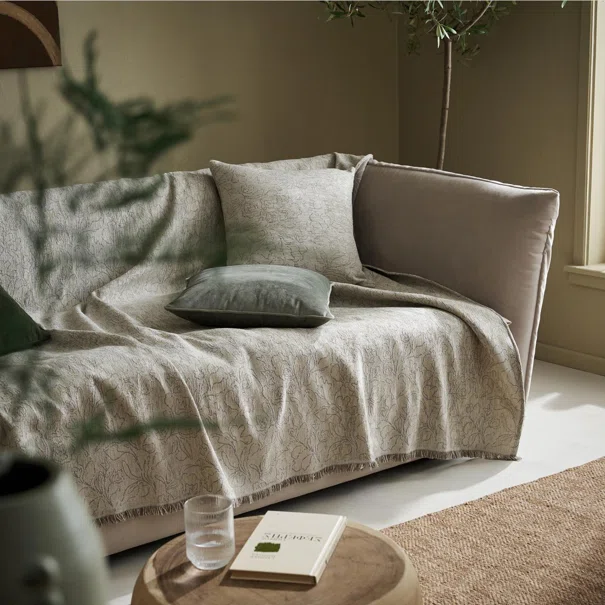 Ριχτάρι Καναπέ Τετραθέσιου (180x350) Gofis Home Aradia Olive Beige 430/06