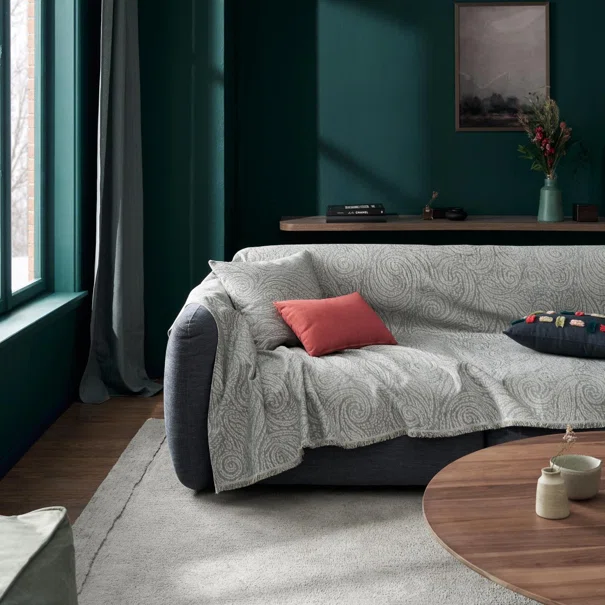 Ριχτάρι Πολυθρόνας (180x180) Gofis Home Rune Opal Green 448/07