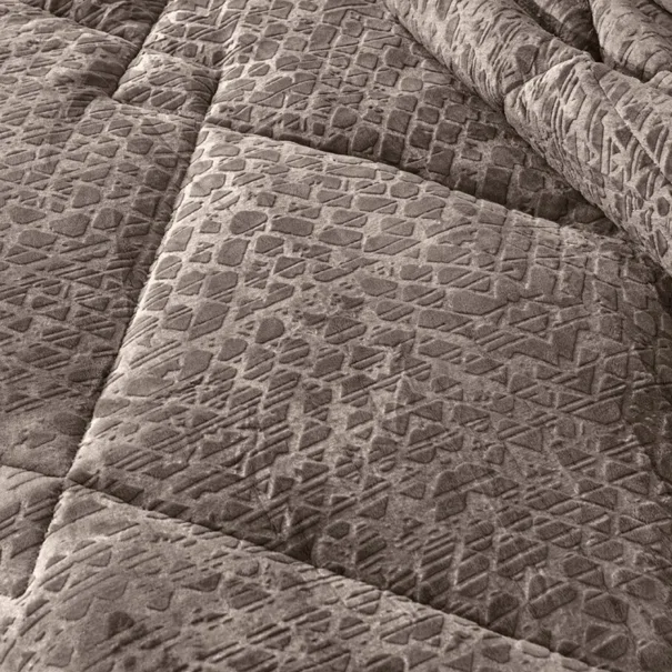 Κουβερτοπάπλωμα King Size (260x240) Guy Laroche Surreal Cocoa
