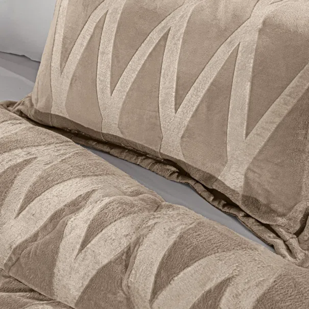 Κουβερτοπάπλωμα King Size (260x240) Guy Laroche Zadic Camel