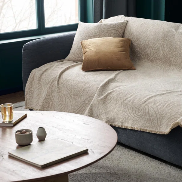 Ριχτάρι Καναπέ Διθέσιου (180x250) Gofis Home Beige 448/06
