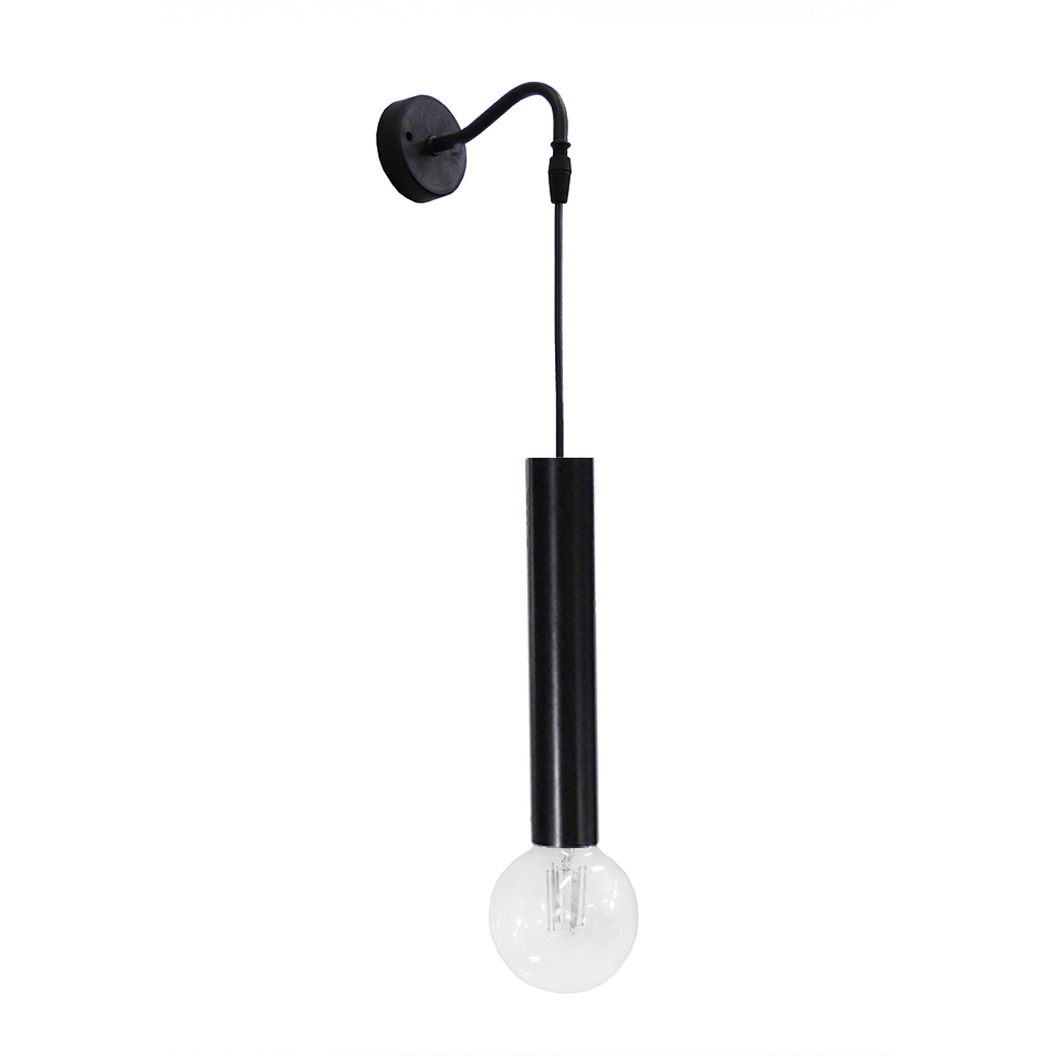 Απλίκα Τοίχου Heronia Minimal 34-0188 Black