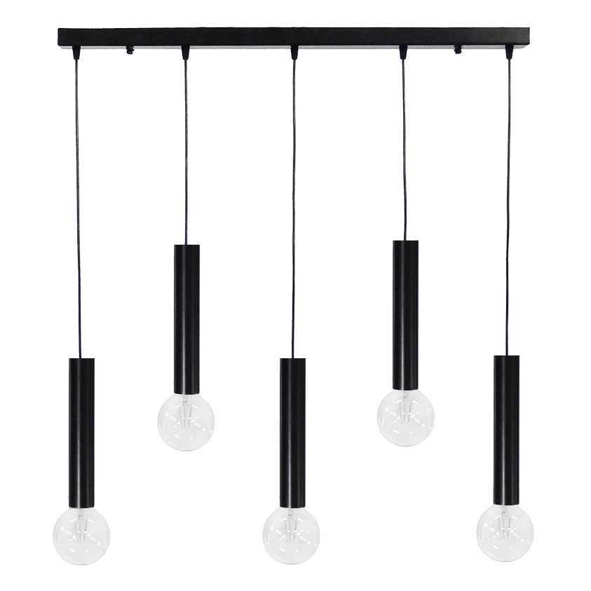 Φωτιστικό Οροφής Πολύφωτο Heronia Minimal 34-0204 Black