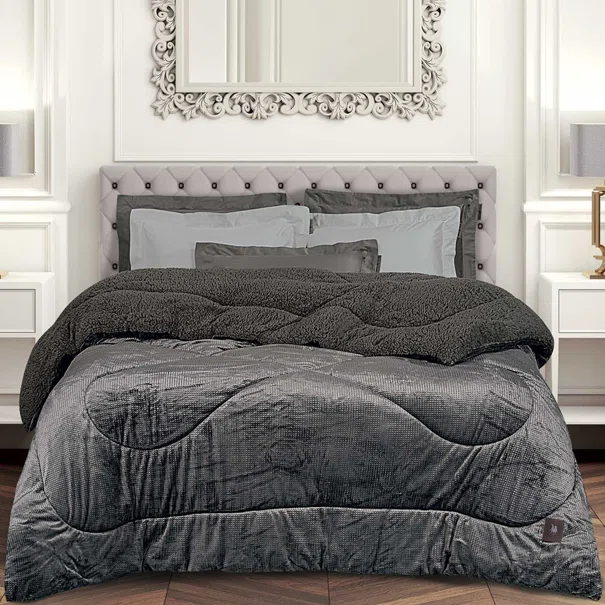 Κουβερτοπάπλωμα Μονό (160x220) Greenwich Polo Club Essential 3956 Grey