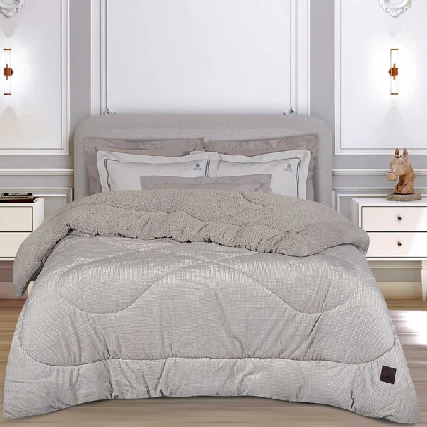 Κουβερτοπάπλωμα Μονό (160x220) Greenwich Polo Club Essential 3955 Ice Grey