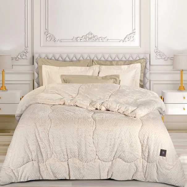 Κουβερτοπάπλωμα King Size (240x250) Greenwich Polo Club Essential 3952 Ivory