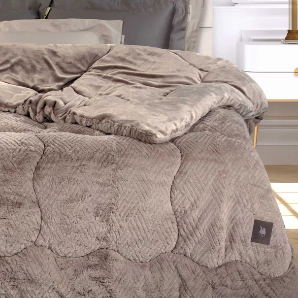 Κουβερτοπάπλωμα King Size (240x250) Greenwich Polo Club Essential 3953 Taupe