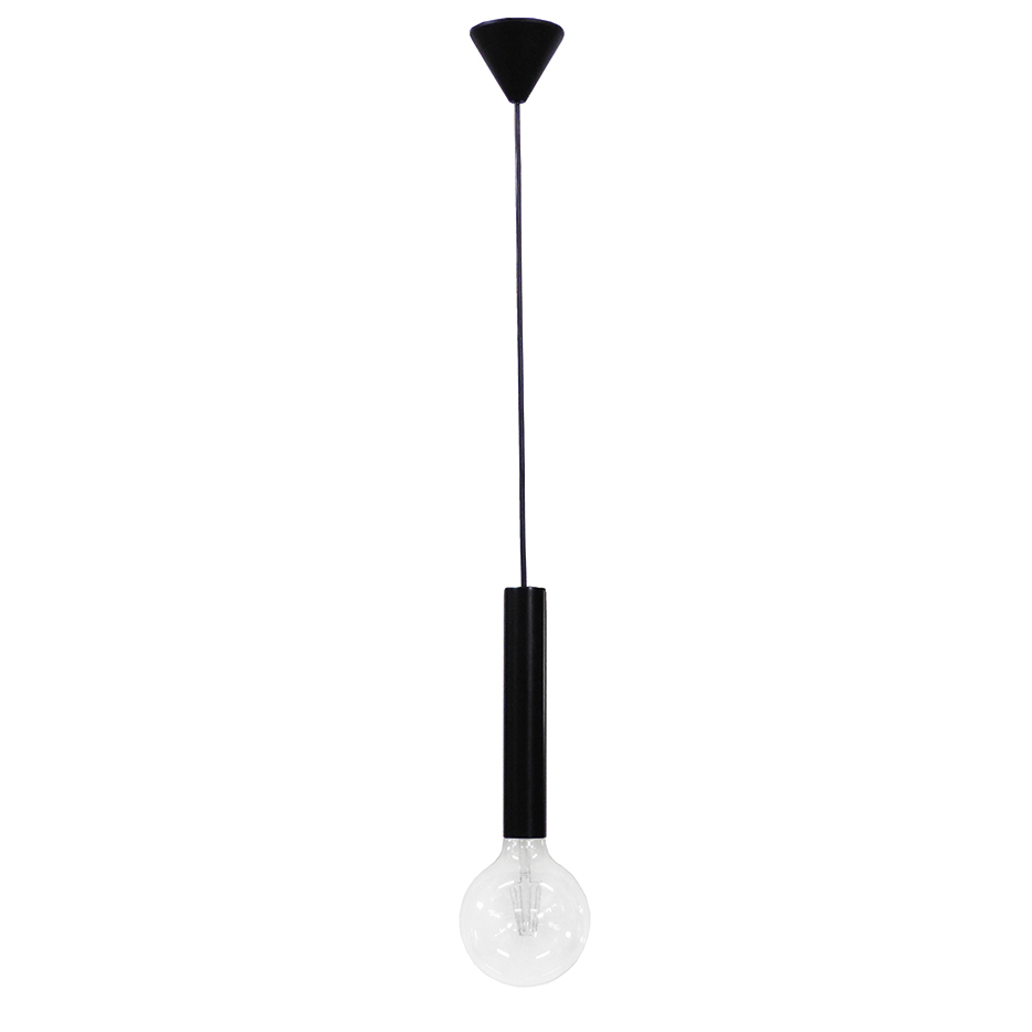 Φωτιστικό Οροφής Μονόφωτο Heronia Minimal 34-0184 Black