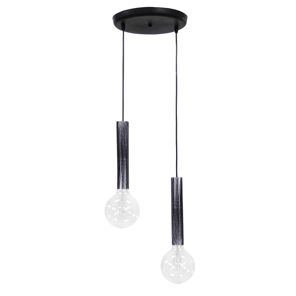 Φωτιστικό Οροφής Δίφωτο Heronia Minimal 34-0195 Silver