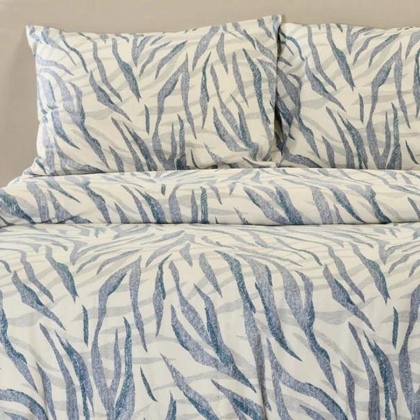 Φανελένια Σεντόνια King Size (Σετ) Melinen Crystal Blue