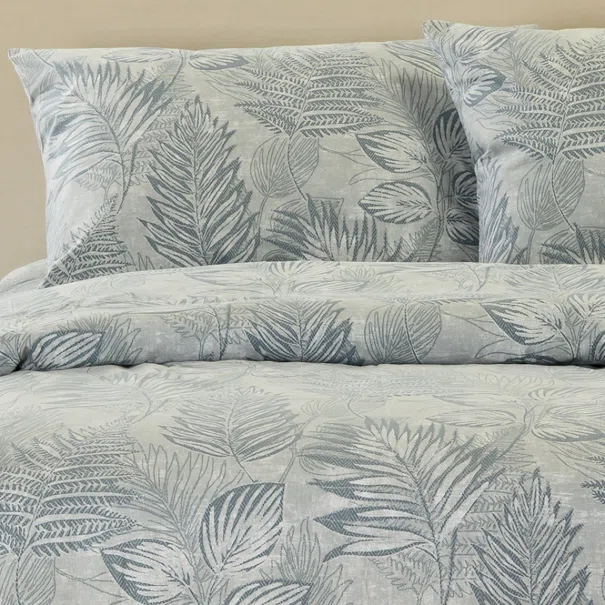 Φανελένια Παπλωματοθήκη Μονή (165x245) Melinen Winter Line Noor Grey