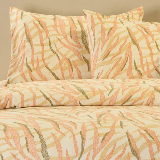 Φανελένια Παπλωματοθήκη Μονή (165x245) Melinen Winter Line Crystal Ochre