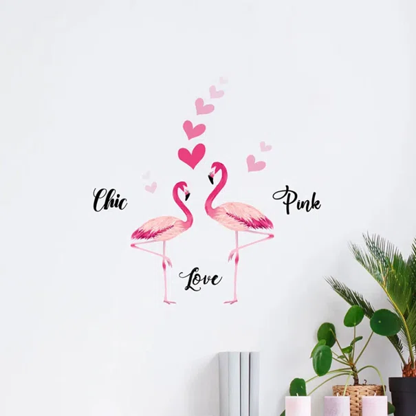 Παιδικά Αυτοκόλλητα Τοίχου Ango Flamingos 59175