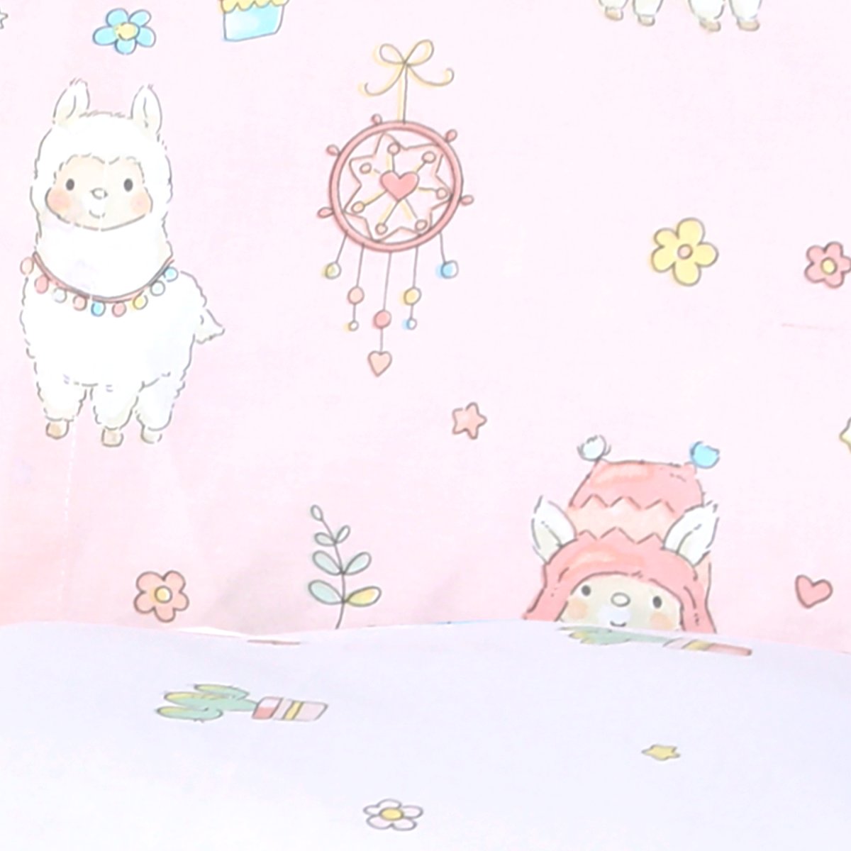 Σεντόνια Κούνιας (Σετ) Kocoon Pink Paca