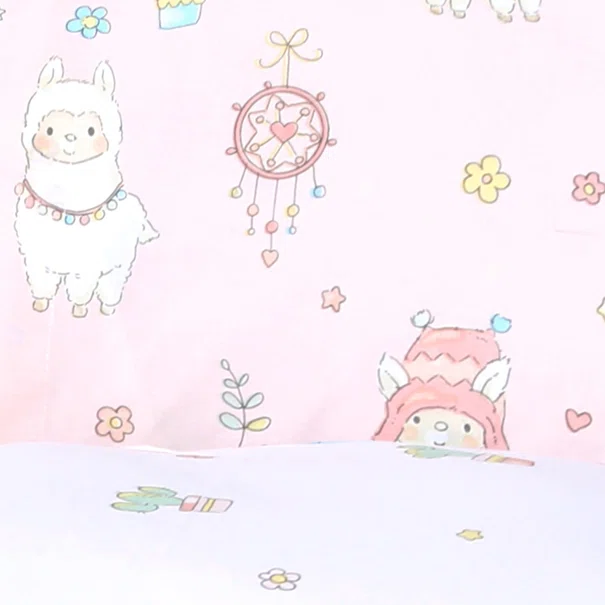 Σεντόνια Κούνιας (Σετ) Kocoon Pink Paca
