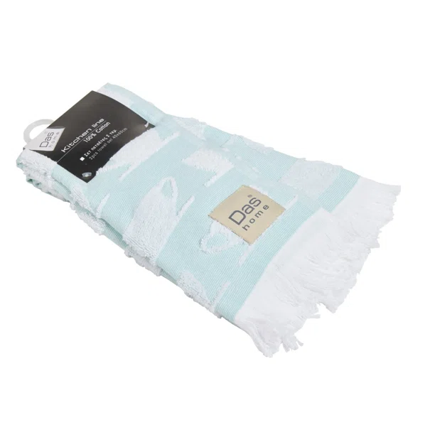 Ποτηρόπανα (Σετ 2τμχ) Das Home 0904 Mint