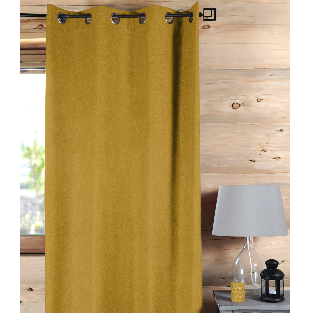 Κουρτίνα (135x260) Με Τρουκς S-F Alaga Moutarde R65703012