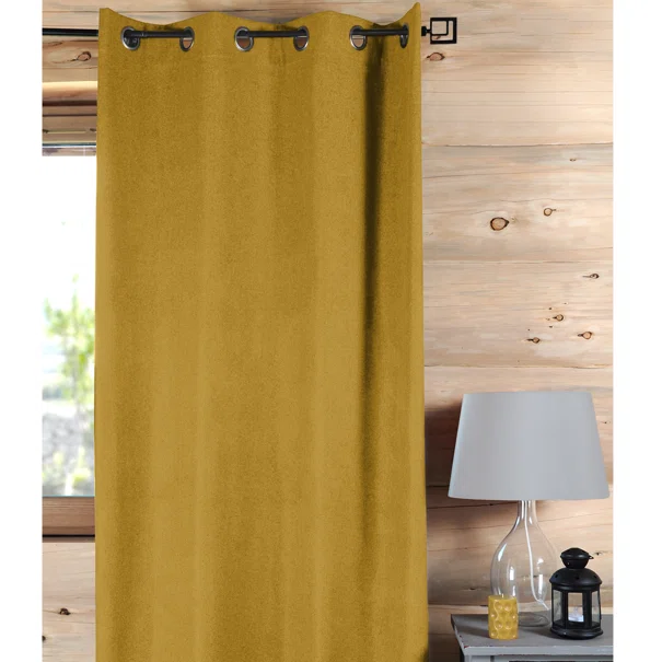 Κουρτίνα (135x260) Με Τρουκς S-F Alaga Moutarde R65703012