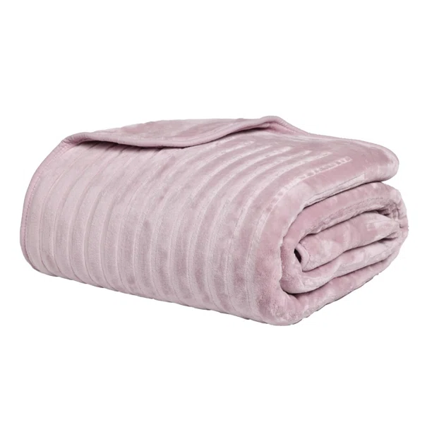 Κουβέρτα Βελουτέ Υπέρδιπλη (220x240) Das Home 1383 Dusty Pink