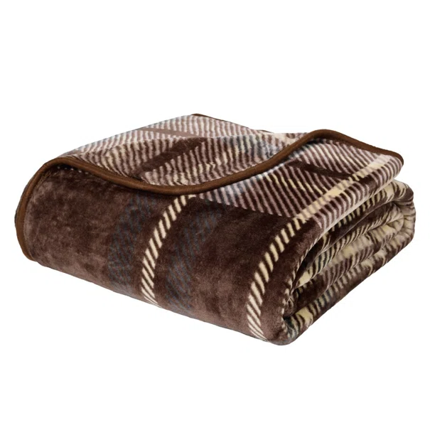Κουβέρτα Βελουτέ Υπέρδιπλη (220x240) Das Home 1384 Brown