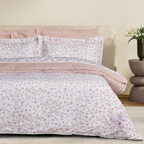 Παπλωματοθήκη Υπέρδιπλη (Σετ 220x240) 2 Όψεων Das Home Prestige 1727 Multicolor