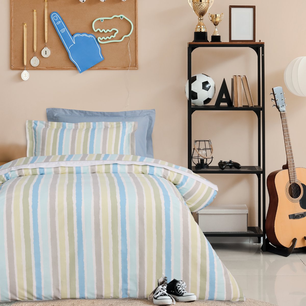 Παπλωματοθήκη Μονή (Σετ 160x240) Das Home Kids 4991 Multicolor