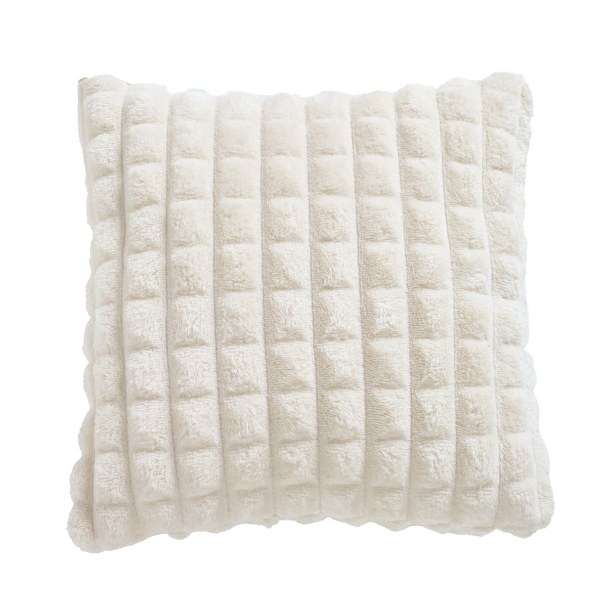 Διακοσμητική Μαξιλαροθήκη Fleece (40x40) Das Home 1386 White