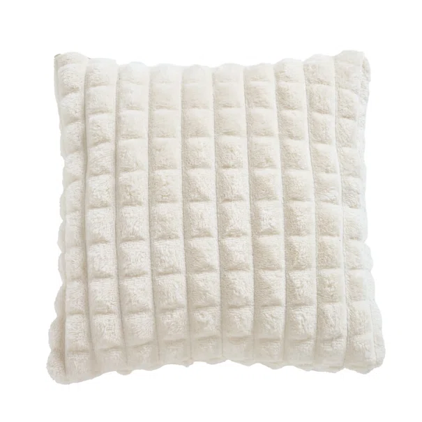 Διακοσμητική Μαξιλαροθήκη Fleece (40x40) Das Home 1386 White