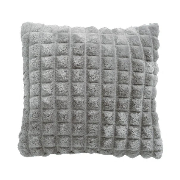 Διακοσμητική Μαξιλαροθήκη Fleece (40x40) Das Home 1389 Grey