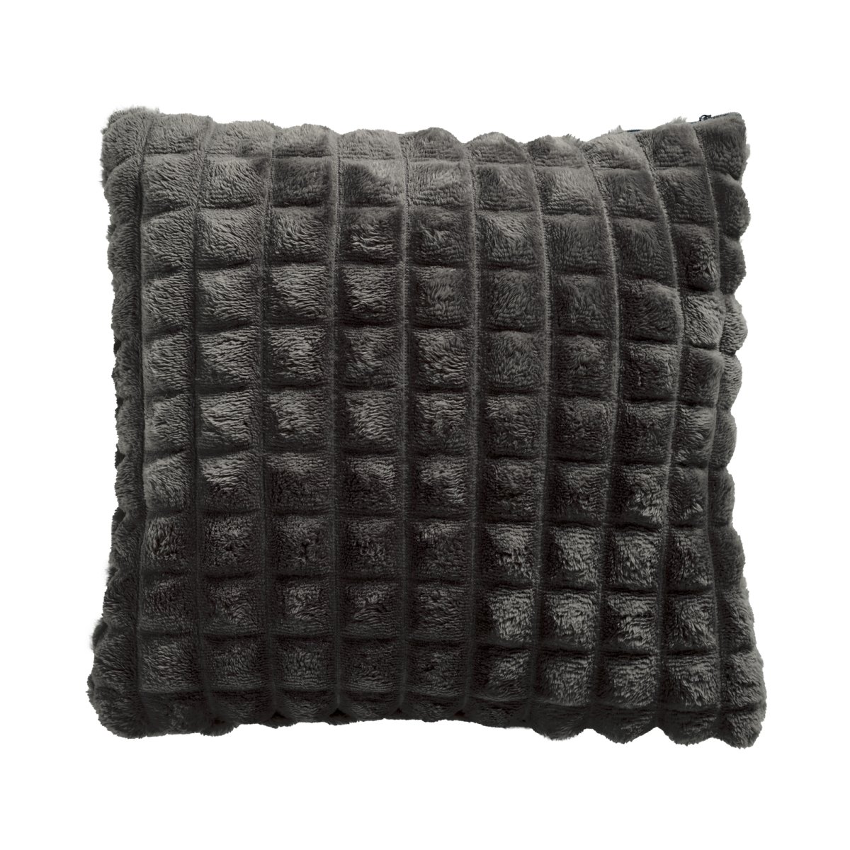 Διακοσμητική Μαξιλαροθήκη Fleece (40x40) Das Home 1390 Dark Grey
