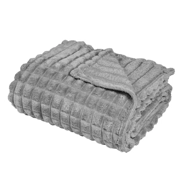 Κουβέρτα Fleece Υπέρδιπλη (220x240) Das Home 1389 Grey