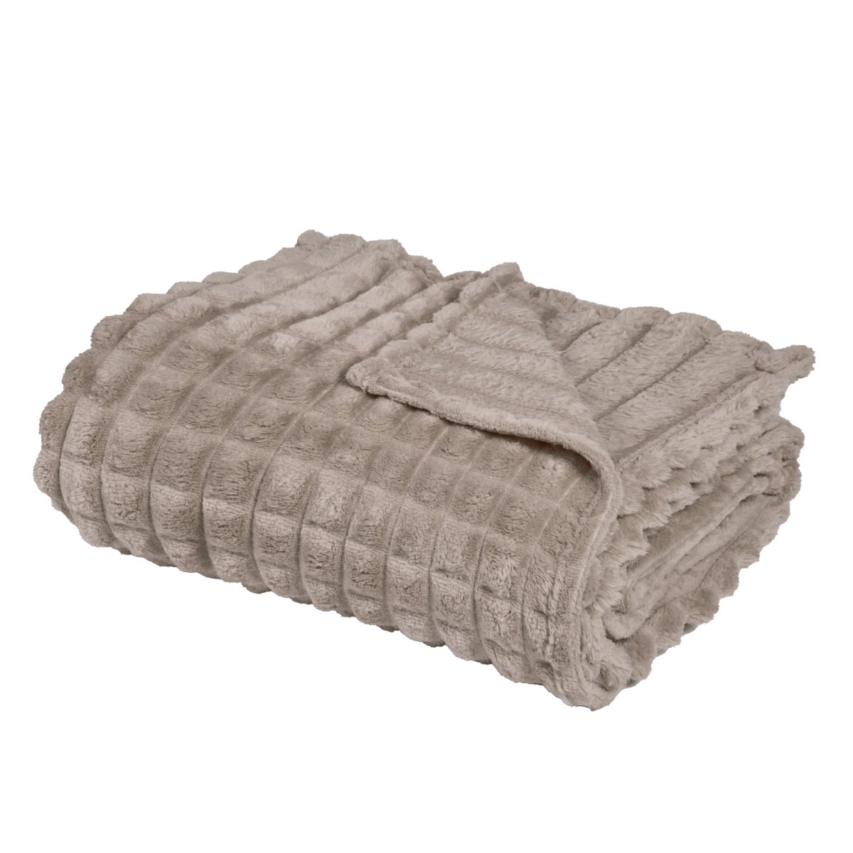 Κουβέρτα Καναπέ Fleece (130x170) Das Home 1387 Taupe