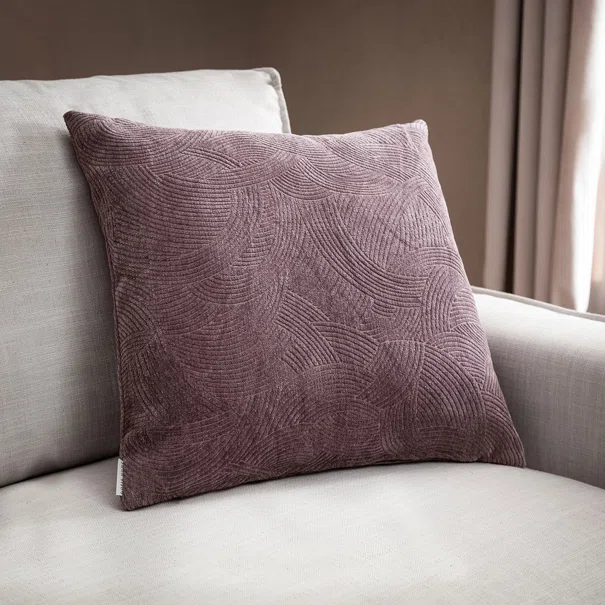 Διακοσμητική Μαξιλαροθήκη Βελουτέ (46x46) Gofis Home Nimbus Purple Bean 447/20