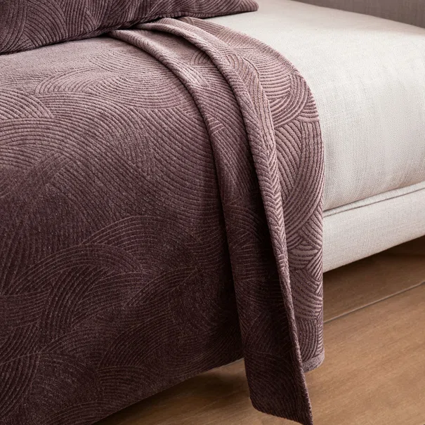 Διακοσμητική Μαξιλαροθήκη Βελουτέ (46x46) Gofis Home Nimbus Purple Bean 447/20