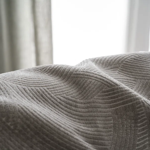 Ριχτάρι Πολυθρόνας Βελουτέ (180x180) Gofis Home Nimbus Soft Grey 447/15
