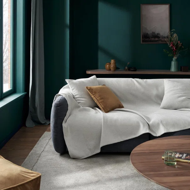 Ριχτάρι Καναπέ Διθέσιου (180x250) Gofis Home Nimbus Opal Green 447/11